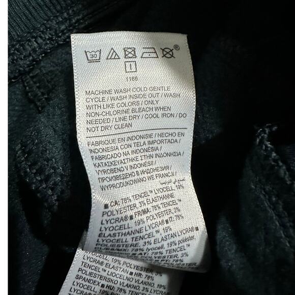 Athleta Seasoft Straight Leg Pants Large Blue High Rise Elastic Waist Pull On - Picture 5 of 5